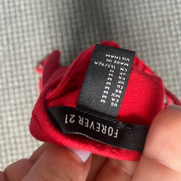 Forever 21 Red Bodysuit - Picture 7 of 7